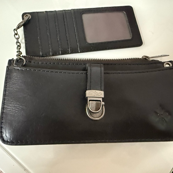 Patricia Nash Black Leather Wallet - Picture 1 of 11